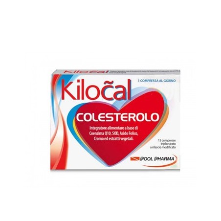 Pool Pharma Kilocal Colesterolo 15 Compresse Pool Pharma Kilocal Colesterolo 15 Compresse