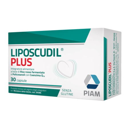 Liposcudil Plus integratore per il colesterolo - 30 Capsule