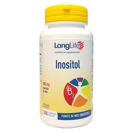 Longlife Inositol Integratore di Mio-Inositolo - 100 Compresse