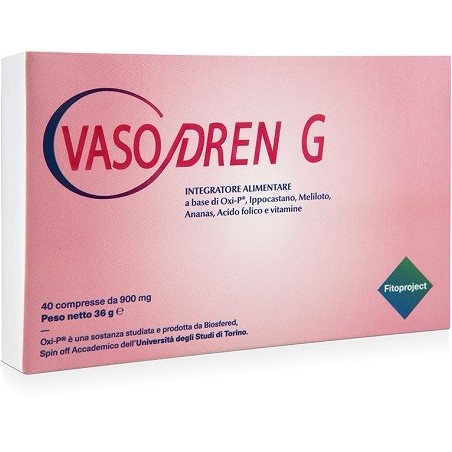 Fitoproject Vasodren G 40 Compresse Fitoproject Vasodren G 40 Compresse