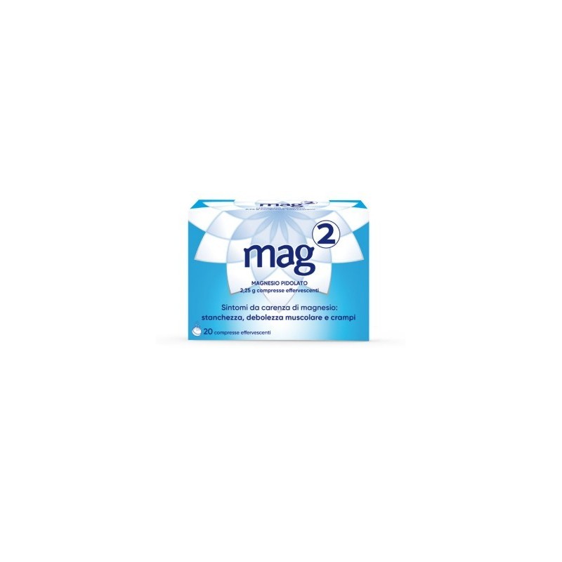 Mag2 2,25 G 20 Compresse Effervescenti Magnesio Pidolato