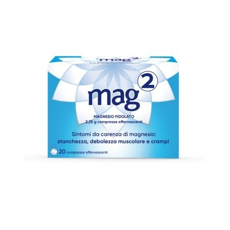 Mag2 2,25 G 20 Compresse Effervescenti Magnesio Pidolato