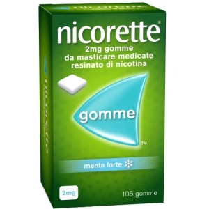 Nicorette*105gomme mast 2mg me