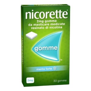 Nicorette 2 Mg 30 Gomme Da Masticare gusto menta