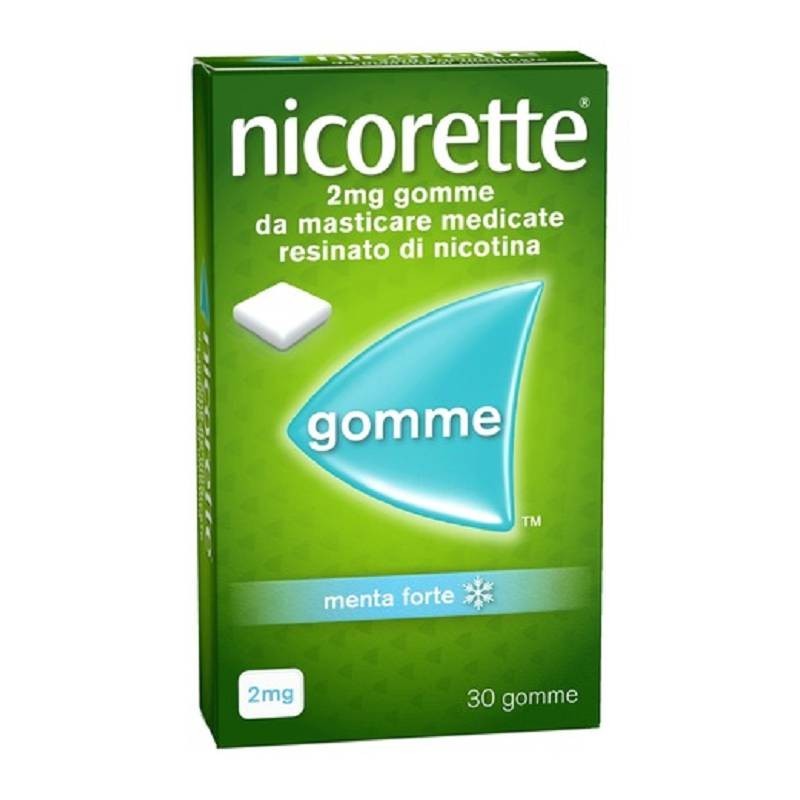 Nicorette 2 Mg 30 Gomme Da Masticare gusto menta