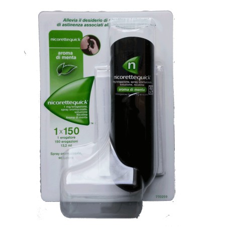 Nicorettequick erogazione Spray Oromucosale Soluzione Nicotina
