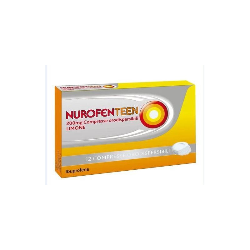 Nurofenteen 12 compresse orodispersibile 200mg li