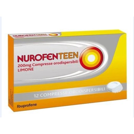 Nurofenteen 12 compresse orodispersibile 200mg li