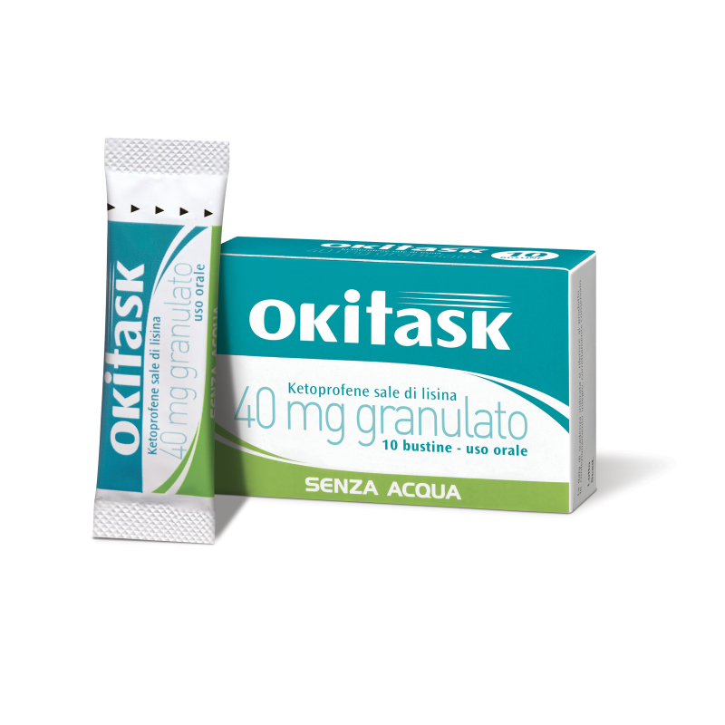 Okitask orale granulare 10 bustine 40mg