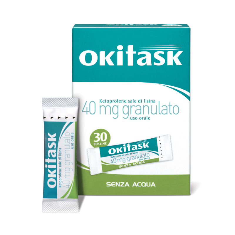 Okitask orale granulare 30 buste 40mg
