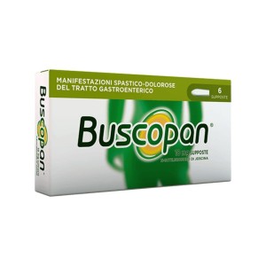 Buscopan 10mg Rimedio per l'intestino - 6 supposte