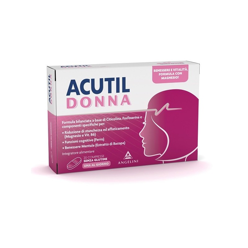 Acutil Donna 20 Compresse senza glutine