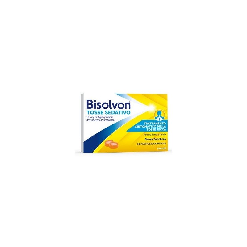 Bisolvon Tosse Sedativo 10,5 Mg Pastiglie Gommose Destrometorfano Bromidrato