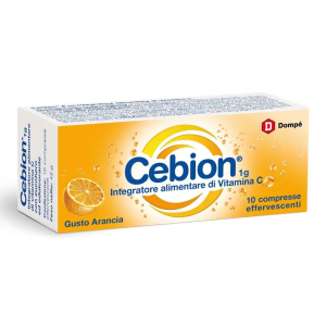 Cebion Effervescente Vitamina C - 10 Compresse Gusto Arancia