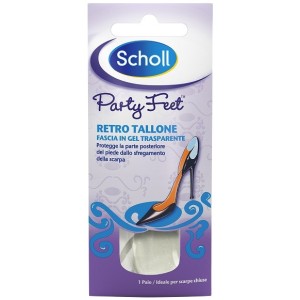 Plantare ortopedico per retro tallone party feet scholl gel activ 1 paio