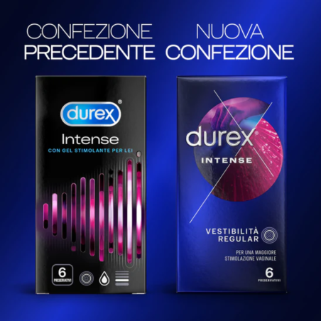 Durex intense orgasmic condom 6 pezzi