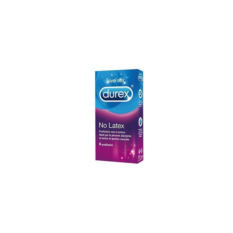 Profilattico durex no latex 6 pezzi Profilattico durex no latex 6 pezzi