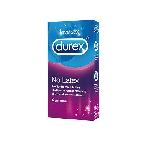 Profilattico durex no latex 6 pezzi Profilattico durex no latex 6 pezzi