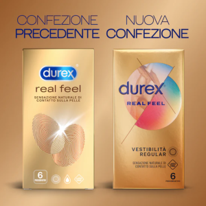 Durex Real Feel Vestibilità Regular - 6 Pezzi Durex Real Feel Vestibilità Regular - 6 Pezzi