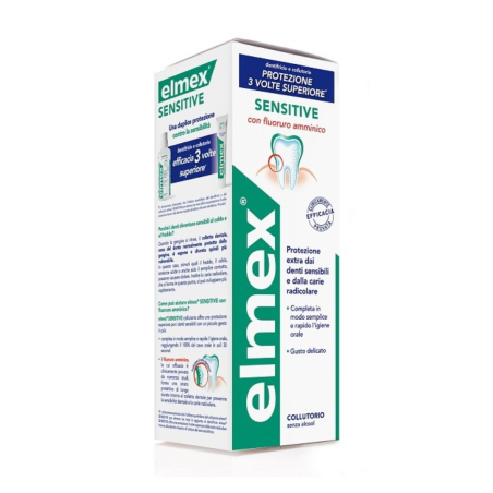 Elmex Sensitive Collutorio con Floruro Amminico - 400ml