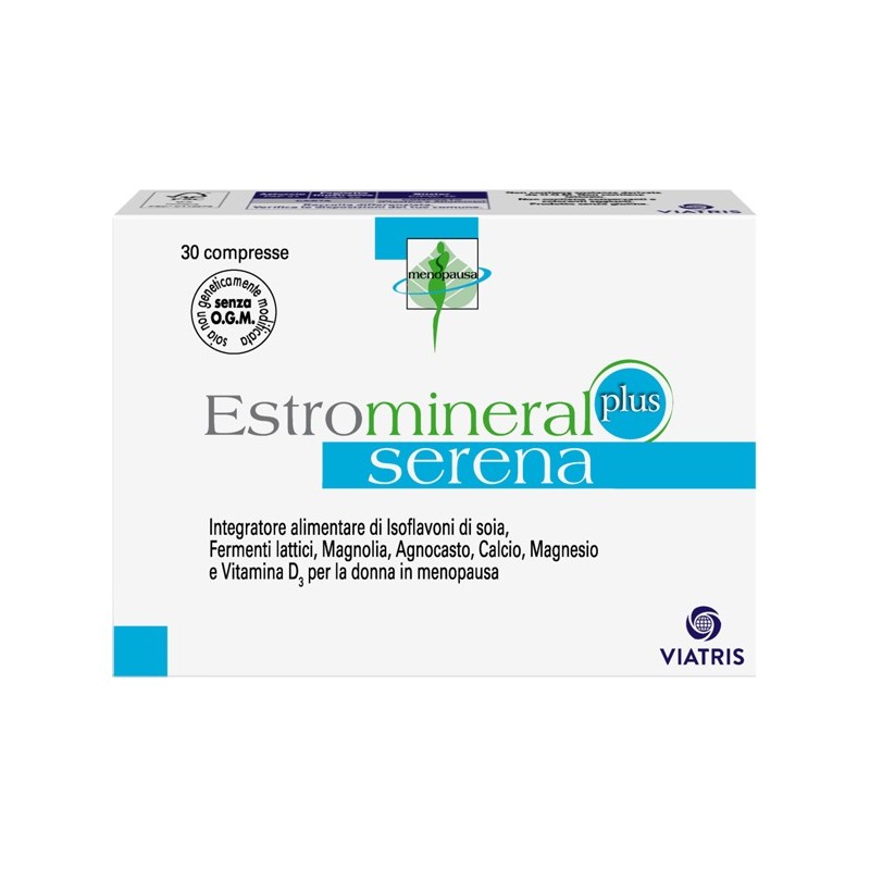 Estromineral Serena Plus Integratore per Menopausa - 30 Compresse