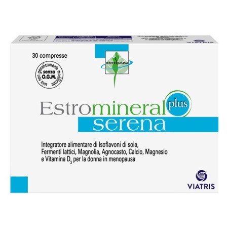 Estromineral Serena Plus Integratore per Menopausa - 30 Compresse