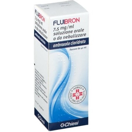 Chiesi Farmaceutici Fluibron 7,5 Mg/ Ml Soluzione Orale O Da Nebulizzare Ambroxolo Cloridrato