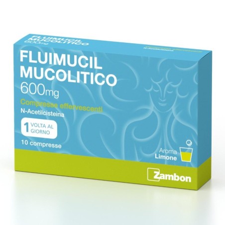 Fluimucil mucolitico 10 compresse effervescenti 600mg