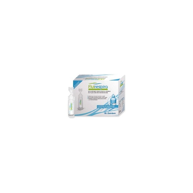 Fluirespira Soluzione Fisiologica Sterile - 30 Flaconcini