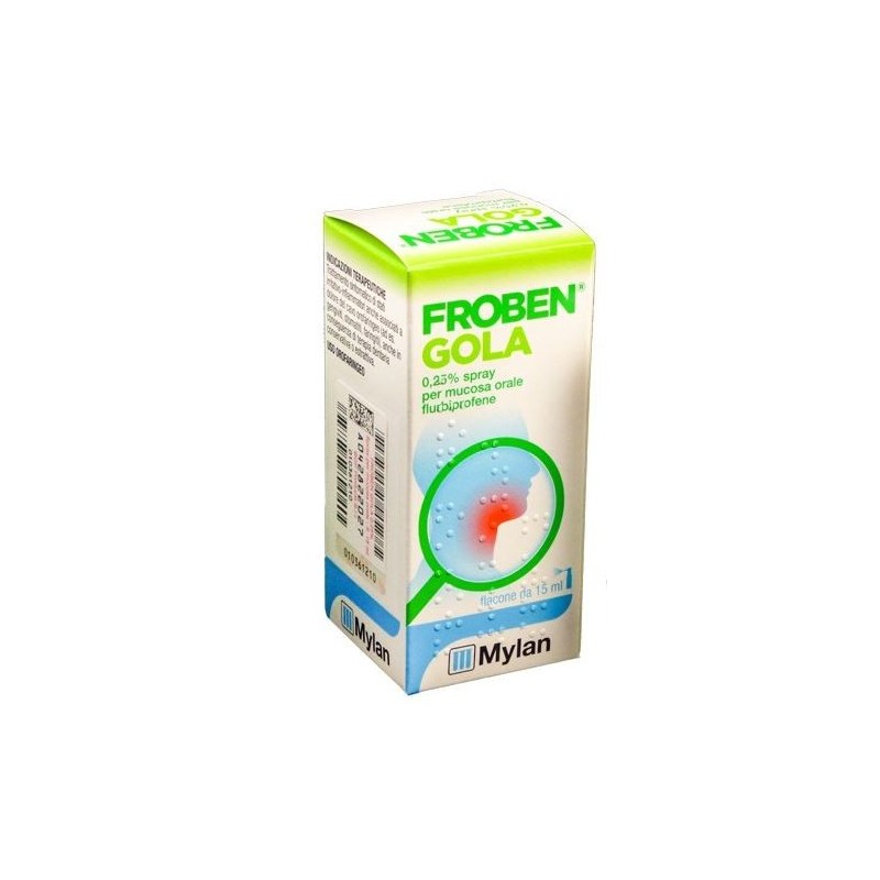 Froben gola spray nebulizzatore 15ml 0,25%