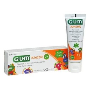 Gum junior dentifricio bambini 7/12 fluoro 1000 ppm 50 ml