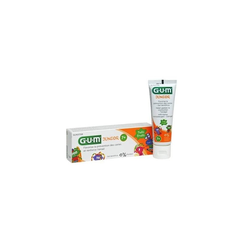 Gum junior dentifricio bambini 7/12 fluoro 1000 ppm 50 ml