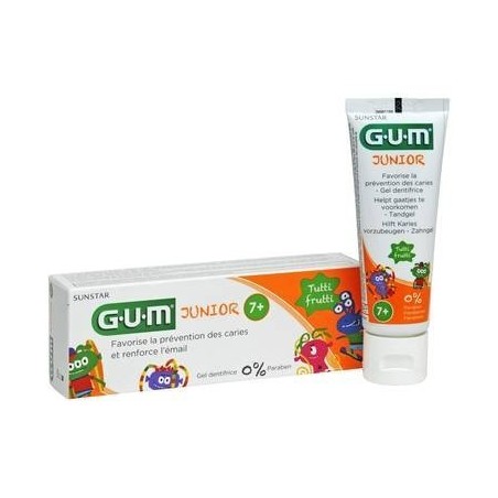 Gum junior dentifricio bambini 7/12 fluoro 1000 ppm 50 ml