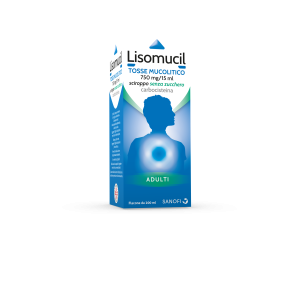 Lisomucil Tosse Mucolitico 750 mg/15 ml Sciroppo senza Zucchero