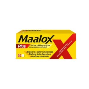 Maalox plus 50 compresse masticabili