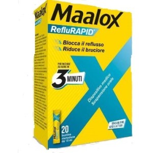 Sospensione orale maalox reflurapid 20 bustine monodose da 10 ml