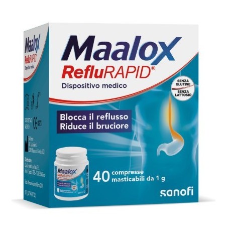 Maalox reflurapid compresse