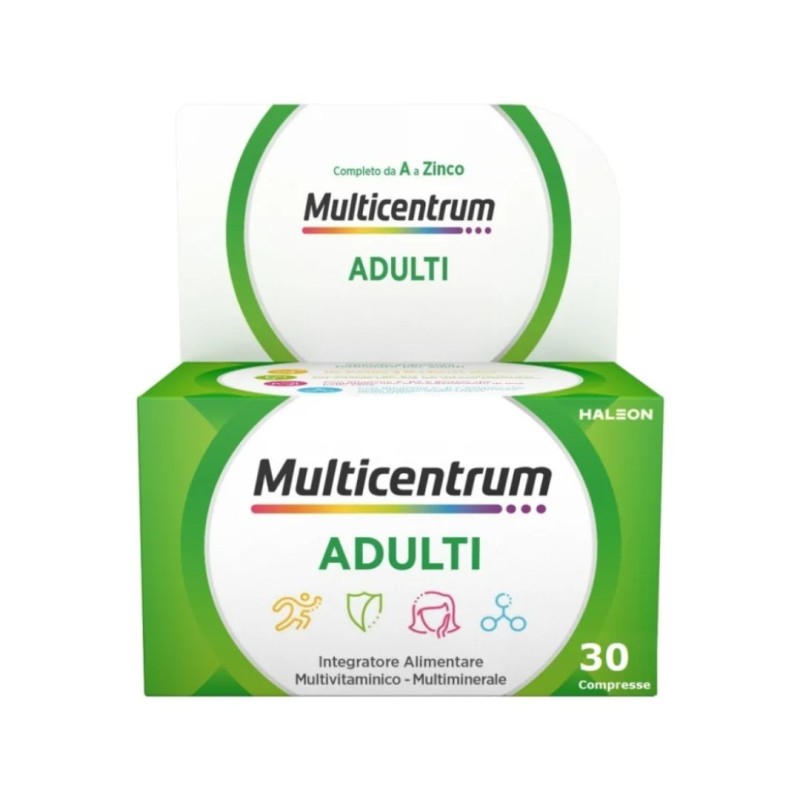Multicentrum Adulti Integratore Multivitaminico e Multiminerale - 30 compresse