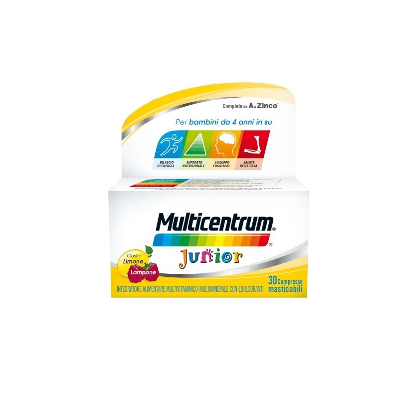 Multicentrum Junior multivitaminico e multiminerale per bambini - 30 Compresse