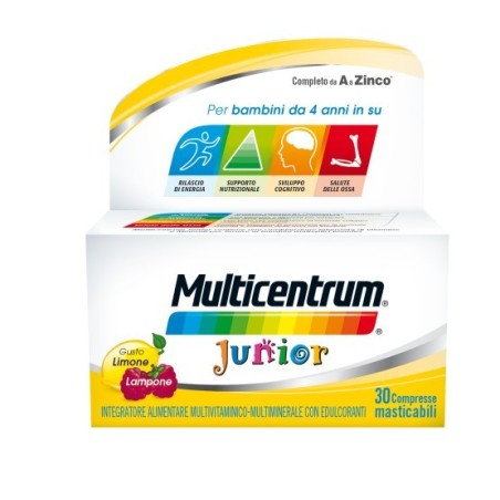 Multicentrum Junior multivitaminico e multiminerale per bambini - 30 Compresse