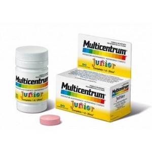 Multicentrum Junior multivitaminico e multiminerale per bambini - 30 Compresse