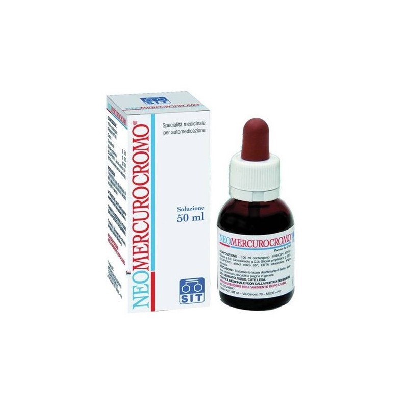 Neomercurocromo*soluz fl 50ml Neomercurocromo*soluz fl 50ml