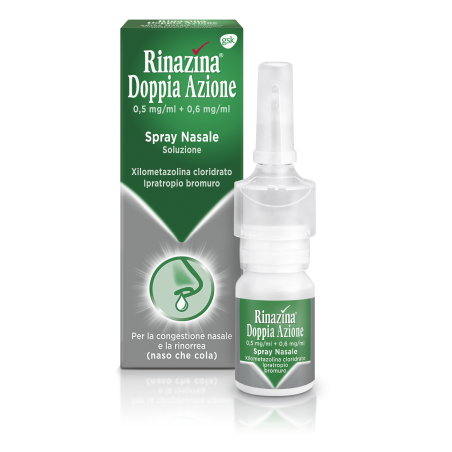 Rinazina spray doppia azione 10ml5mg+6mg