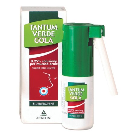 Tantum Verde Gola 250mg/100ml Spray Per Mucosa Orale, Soluzione Flurbiprofene 15 ml