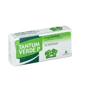 Angelini Tantum Verde P 3 Mg Pastiglie Gusto Menta Benzidamina Cloridrato