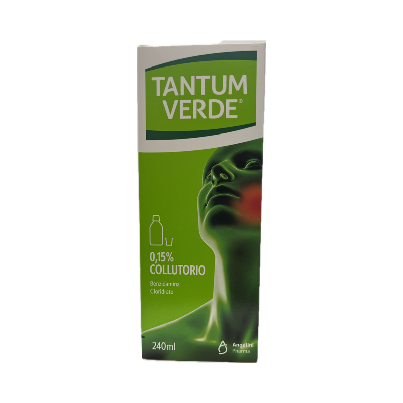 Tantum Verde 0,15% Collutorio flacone da 240 ml con tappo dosatore