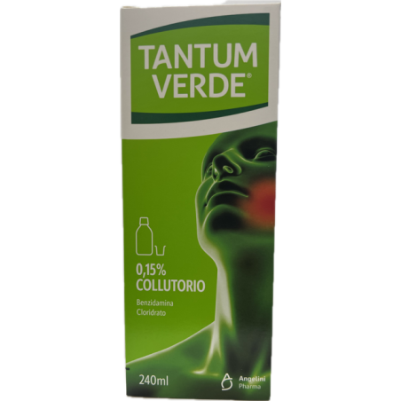 Tantum Verde 0,15% Collutorio flacone da 240 ml con tappo dosatore