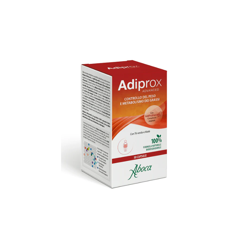 Aboca Adiprox Advanced integratore metabolismo dei grassi 50 Capsule