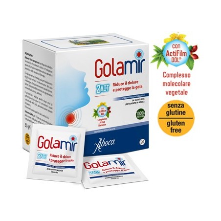 Aboca Golamir 2act 20 Compresse Orosolubili Da 1,5 G