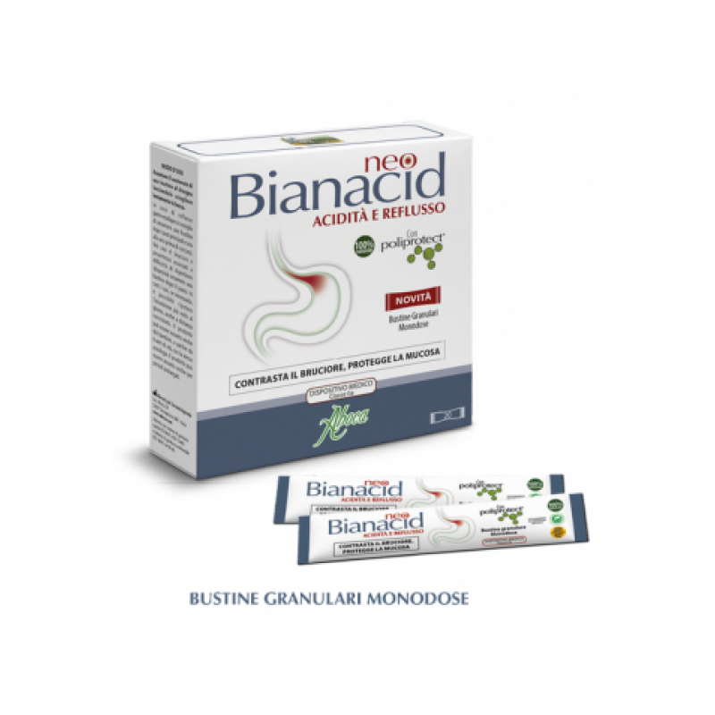 Neobianacid 20 bustine contrasta i sintomi del reflusso gastroesofageo